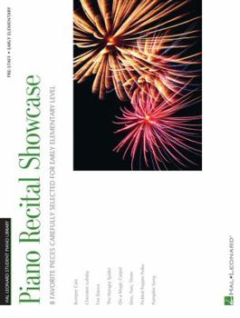 Paperback Piano Recital Showcase, Pre-Staff: 8 Favorite Pieces Carefully Selected for Early Elementary Level Book