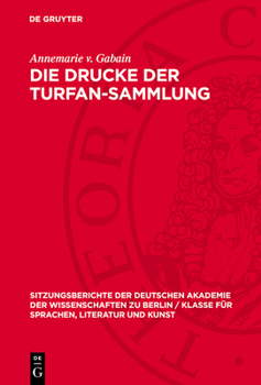 Hardcover Die Drucke Der Turfan-Sammlung [German] Book