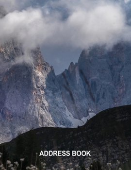 Paperback Low Vision Large Print Address Book: Contacts and Password Record For Visually Impaired With Bold Lines on White Paper [Large Print] Book