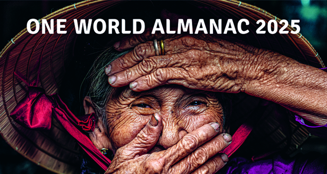 Calendar One World Almanac 2025 Book