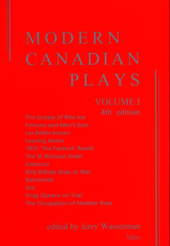 Paperback Modern Canadian Plays: (Volume 1, 4th Edition) Book