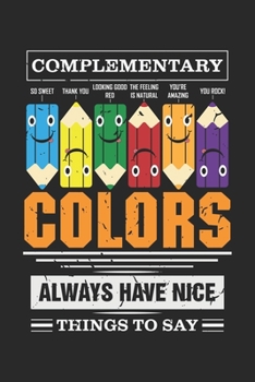 Complementary Colors: bunte Kreideschule Vorschule Grundschule Grundschullehrer Notizbuch liniert DIN A5 - 120 Seiten für Notizen, Zeichnungen, Formeln | Organizer Schreibheft Planer Tagebuch