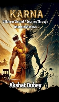 Hardcover Karna: Villain or Victim? A Journey Through Dharmic Shadows Book