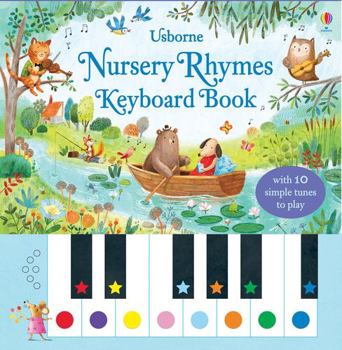 Spiral-bound Nursery Rhymes Keyboard Book