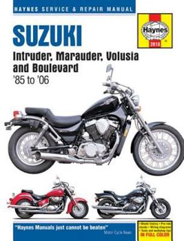 Hardcover Haynes Suzuki, Intruder, Marauder, Volusia, and Boulevard '85 to '06 Book