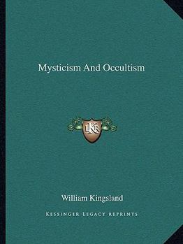 Paperback Mysticism And Occultism Book