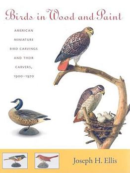 Hardcover Birds in Wood and Paint: American Miniature Bird Carvings and Their Carvers, 1900-1970 Book