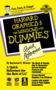 Paperback Harvard Graphics for Windows for Dummies Quick Reference Book