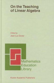 Hardcover On the Teaching of Linear Algebra Book