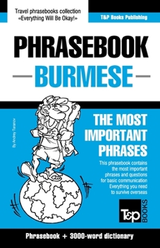 Paperback Phrasebook - Burmese - The most important phrases: Phrasebook and 3000-word dictionary Book