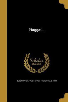 Paperback Haggai .. Book