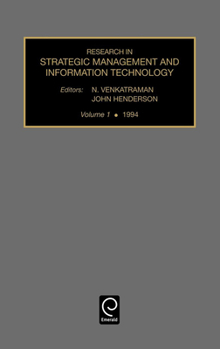 Hardcover Research in Strategic Management & Information Technology Book