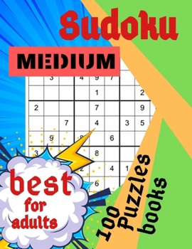 Paperback sudoku puzzle: medium sudoku puzzle books for adults: a compact & travel-friendly puzzle book: 8.5x11 in - Games, Puzzles & Trivia Ch Book