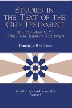 Hardcover Studies in the Text of the Old Testament: An Introduction to the Hebrew Old Testament Text Project Book