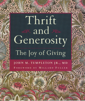 Hardcover Thrift & Generosity: Joy of Giving Book