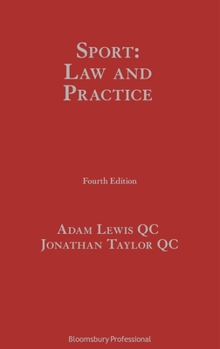 Hardcover Sport: Law and Practice Book