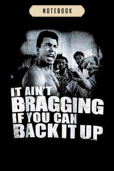 Notebook: American classics mens ali distressed true  journal|6x9(100 pages)Blank Lined Journal For kids, student, school, women, girls, boys, men, birthday gifts|Boxer gifts Notebook