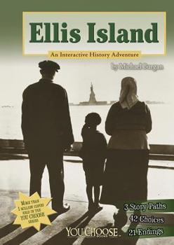 Hardcover Ellis Island: An Interactive History Adventure Book