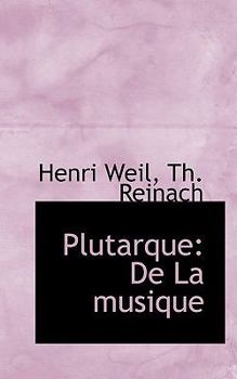 Paperback Plutarque: de la Musique Book