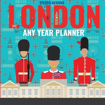 Paperback London Any Year Planner Book