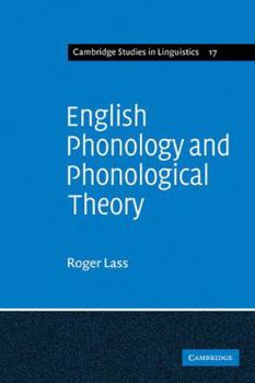 Paperback English Phonology and Phonological Theory: Synchronic and Diachronic Studies Book