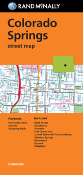 Map Colorado Springs Street Map Book