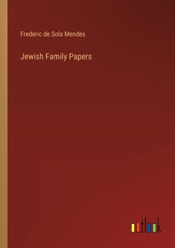 Paperback Jewish Family Papers Book