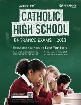 Paperback Master the Catholic High School Entrance Exams 2013 Book