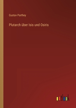 Paperback Plutarch über Isis und Osiris [German] Book