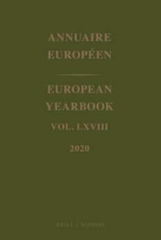 Hardcover European Yearbook / Annuaire Européen, Volume 68 (2020) Book