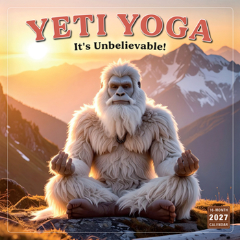Calendar Yeti Yoga Book