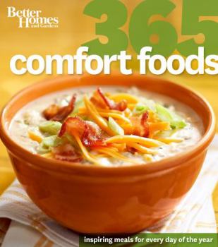 Paperback Better Homes and Gardens 365 Comfort Foods Book