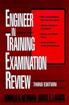 Hardcover Engineer-In-Training Examination Review Book