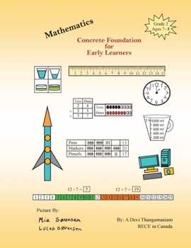 Paperback Mathematics Concrete Foundation for Early Learners [Large Print] Book