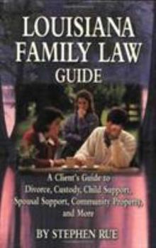 Paperback Louisiana Family Law Guide Book