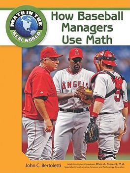 Library Binding How Baseball Managers Use Math Book