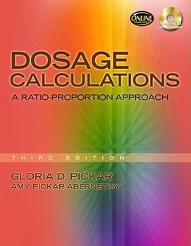 Paperback Dosage Calculations: A Ratio-Proportion Approach [With CDROM] Book