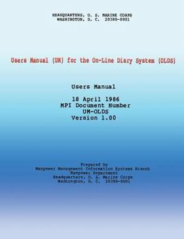 Users Manual (UM) for the On-Line Diary System