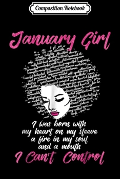 Composition Notebook: I'm a January Girl Funny Birthday for Women Journal/Notebook Blank Lined Ruled 6x9 100 Pages