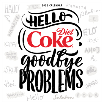 Calendar Cal 2022- Coca Cola: Diet Coke Wall Book