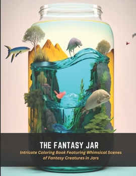 Paperback The Fantasy Jar: Intricate Coloring Book Featuring Whimsical Scenes of Fantasy Creatures in Jars Book