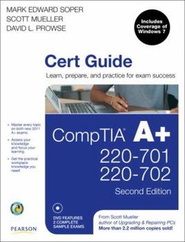 Hardcover Comptia A+ Cert Guide (220-701 and 220-702) Book