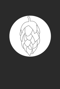 Paperback Malt Drawing: Dotted Bullet Notebook (6" x 9" - 120 pages) Craft Beer Themed Notebook for Gift / Daily Activity Journals / Diary Book