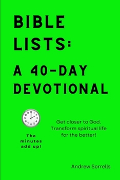 Paperback Bible lists: A 40-Day Devotional Book