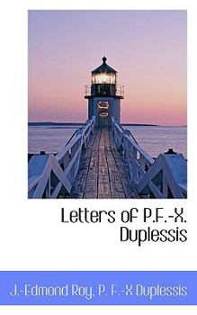 Paperback Letters of P.F.-X. Duplessis Book