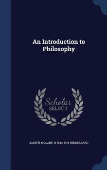 Hardcover An Introduction to Philosophy Book