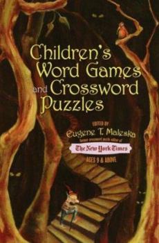Paperback Children's Word Games and Crossword Puzzles: Ages 9 and Up [Large Print] Book