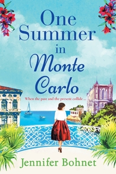 Paperback One Summer In Monte Carlo [Large Print] Book