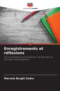 Paperback Enregistrements et réflexions [French] Book