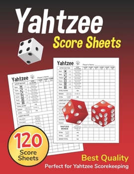 Paperback Yahtzee Score Sheets: Large 8.5 x 11 inches Correct Scoring Instruction with Clear Printing Yahtzee Score Cards Dice Board Game Yahtzee Scor Book